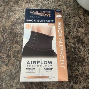 Copper Fit Elite Air Back Support Brace with Airflow Technology